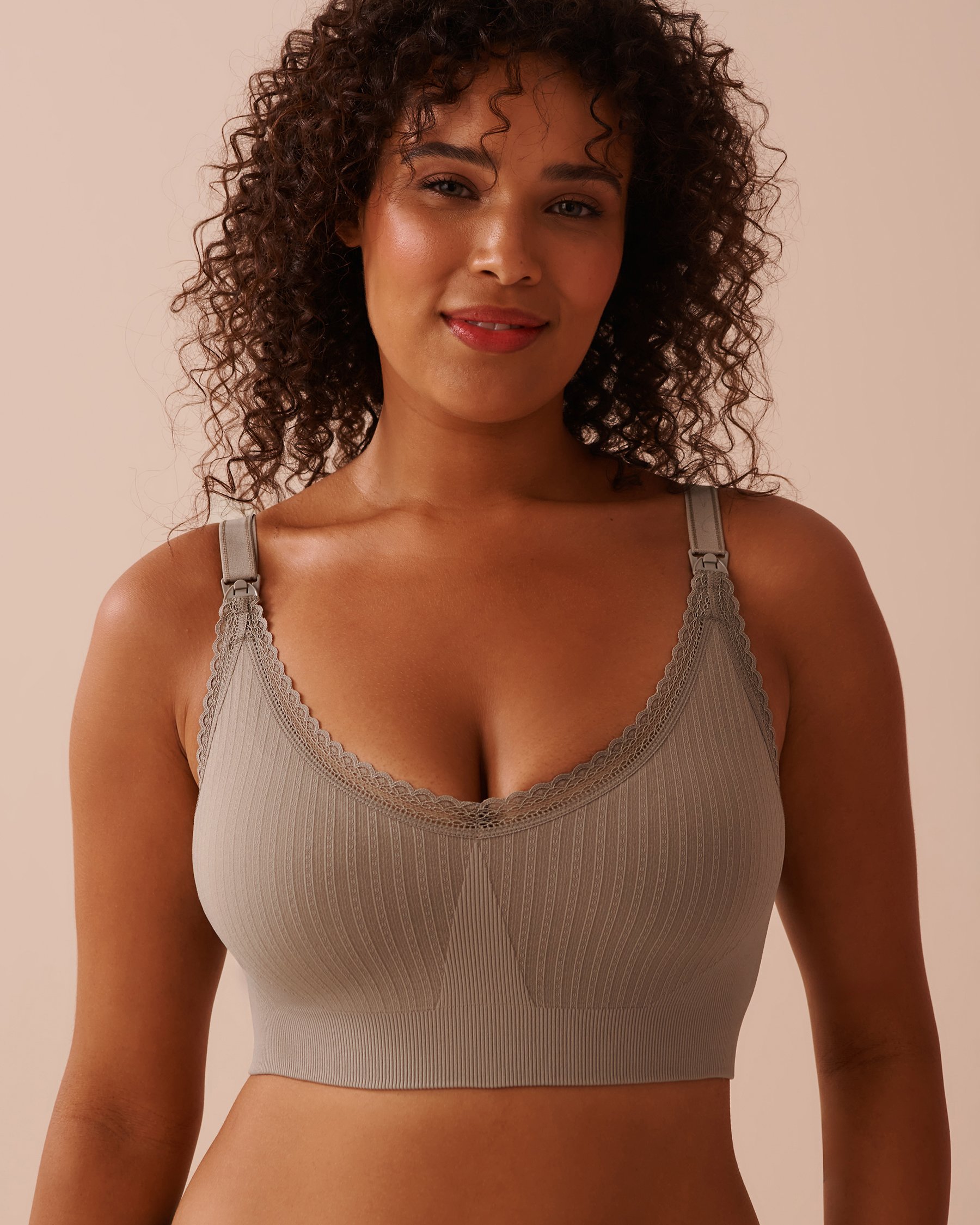 LA VIE EN ROSE Bralette allaitement sans coutures Brun 10200449 - View1