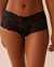 LA VIE EN ROSE Lace Cheeky Panty Black 20200565 - View1