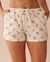 LA VIE EN ROSE Honeycomb Print Cotton Pajama Shorts White/Honeycomb 40200679 - View1