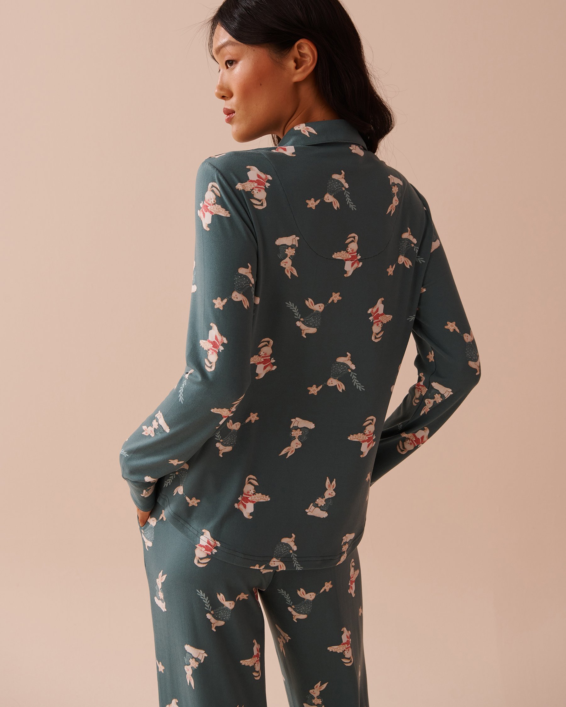 Long sleeve women's pajama tops sale