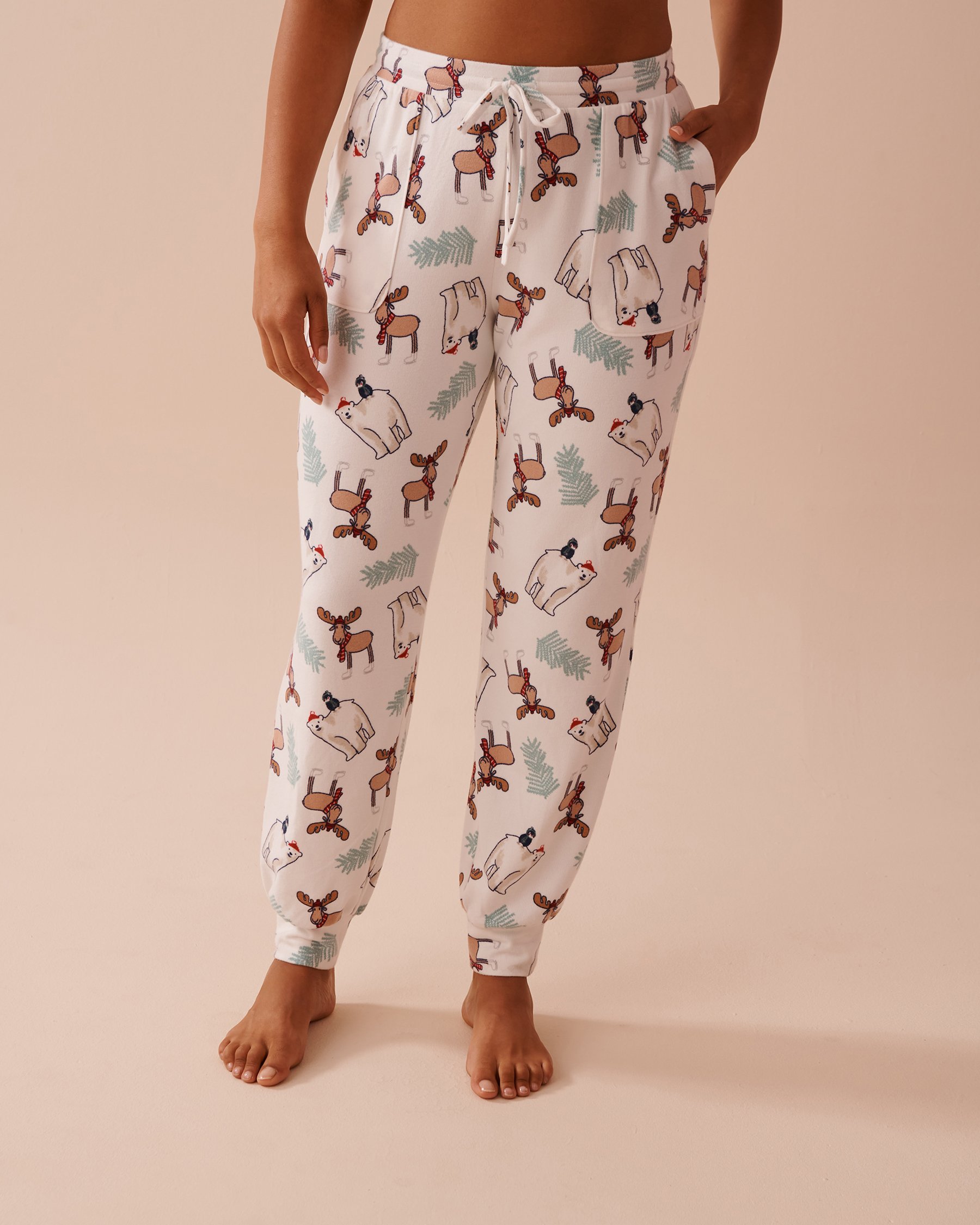 Animal print pajama bottoms sale