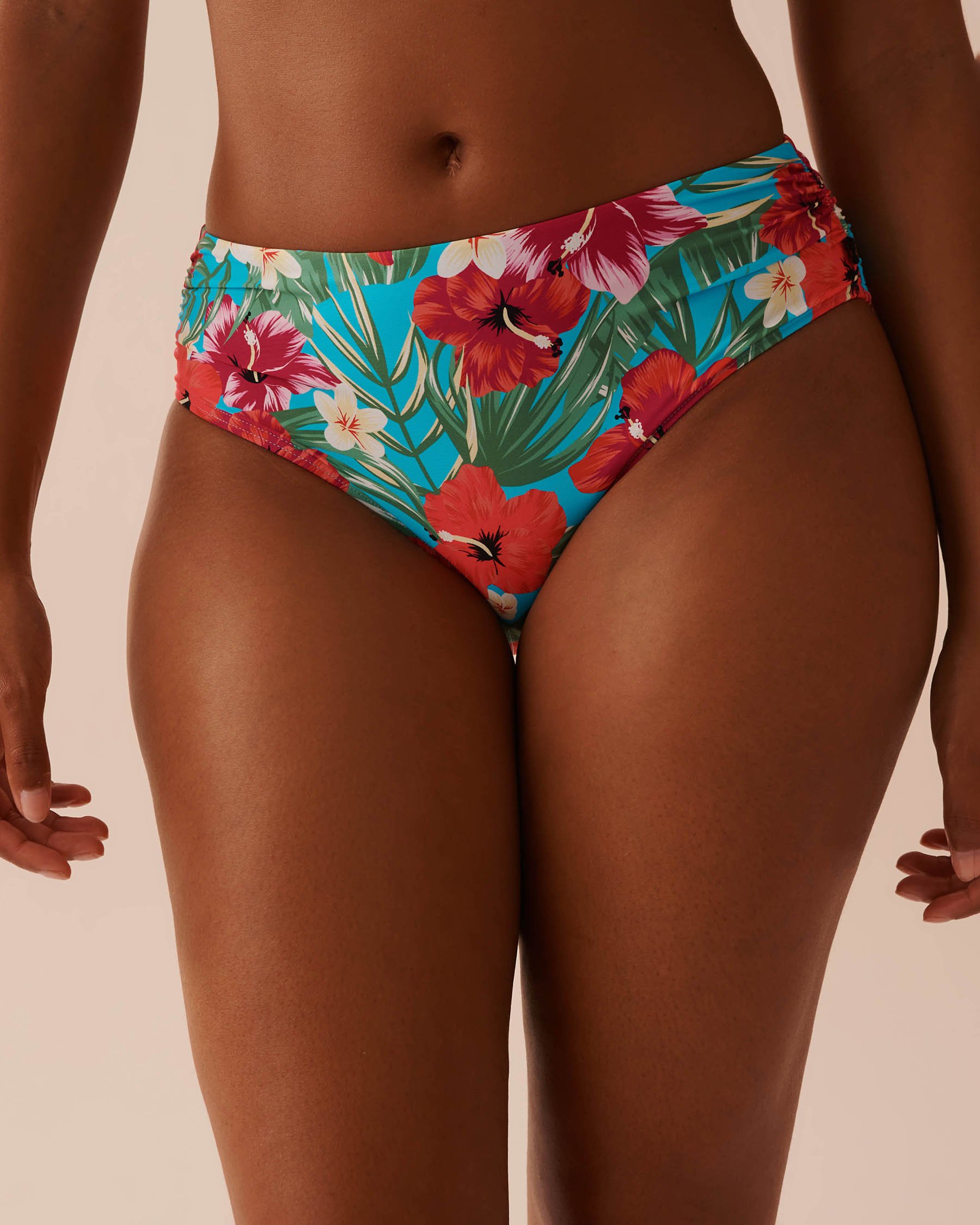 LA VIE EN ROSE AQUA HAWAII Mid Waist Bikini Bottom Hawaii 70300626 - View1